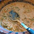 El cooksnap de Aldo Vega cuando hizo Nopales con atún en crema de chipotle.
