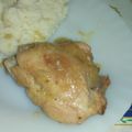 El cooksnap de Dulzuras Cari cuando hizo Muslos de pollo a la naranja.