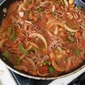 El cooksnap de Karla Amaya cuando hizo Carne deshebrada en salsa de tomate.