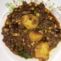 Aqsa mukhtiar's cooksnap of when they made Qeema with Chana dal 🍛🍛🍛.