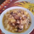 El cooksnap de david cuando hizo Champiñones guisados con patatas.