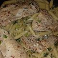 AshLi's cooksnap of when they made Cajun Chicken Alfredo.