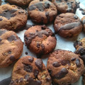 El cooksnap de R.Merci cuando hizo Galletas de harina de garbanzo con chocolate.