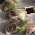 El cooksnap de Irene-Guirao cuando hizo Nem vietnamita de salmón ahumado, queso tártaro y rúcula.
