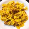 El cooksnap de Fer en la Cocina cuando hizo Carbonara con queso crema.