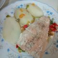 El cooksnap de Maria Beltran Montalban cuando hizo Salmón al horno con verduras.