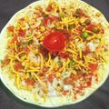Rafiqua Shama का कुकस्नैप जब उन्होंने मसाला पापड़(masala papad recipe in hindi) बनाया था।