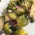 El cooksnap de Hernan Diego Martin cuando hizo Repollitos de bruselas salteados.