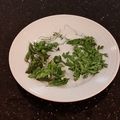 fenway's cooksnap of when they made Crispy Dried Parsley.