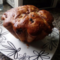 El cooksnap de pollo mazzoni cuando hizo Panettone con pasas y cerezas.