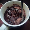 El cooksnap de Nathalie Hilaja cuando hizo Volcán de chocolate en taza.