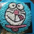 Cooksnap dari Dindha Wahyuni untuk resep Kue ulang tahun doraemon