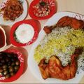 کوک اسنپ سارا بعد از امتحان کردن باقالی پلو با مرغ.