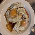 El cooksnap de Daniel Garcia Calderon cuando hizo Huevos estrellados con jamón ibérico.