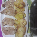 El cooksnap de marissette lopez cuando hizo Lomo de cerdo con patatas al horno.