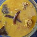 Sunanda Das's cooksnap of when they made মাছের মাথা দিয়ে মুগ ডাল(Machher matha diye monng dal recipe in Bengali).