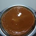 El cooksnap de Manoli cuando hizo Flan de leche condensada y almendra.