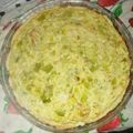 El cooksnap de María Araújo cuando hizo Tarta de puerro fácil.