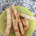 El cooksnap de Lorena cuando hizo Grisines (palitos de pipas de girasol).