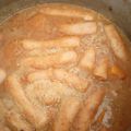 El cooksnap de Celia Laguna cuando hizo Guiso de garbanzos con salchichas de pollo y calabaza.