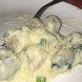 El cooksnap de Guada Oriana cuando hizo Salsa blanca con Verdeo 💚 Versión vegana.