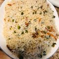 Iffat Khan's cooksnap of when they made Fried Rice.