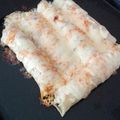 El cooksnap de Mariam Abdala cuando hizo Canelones rellenos de pollo y acelga.