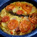 El cooksnap de Becky cuando hizo Arroz al horno para dos o tres. (cantidades adaptadas).