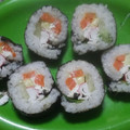 El cooksnap de Luz Ma Moreno cuando hizo Sushi.