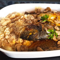 El cooksnap de cristis1303 cuando hizo Dorada al horno al toque de limón y especias con puré de patata con crosta.
