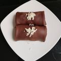 Cooksnap dari Devi Aprelia untuk resep Dadar Gulung Coklat Isi Pisang enak banget @Kheyla