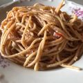 Cooksnap από Georgia στη συνταγή Spaghetti πρωτεΐνης με ντοματίνια, ανθότυρο και βασιλικό 🍃