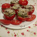 El cooksnap de Mariángeles Acuña cuando hizo Tomates rellenos con sardinas picantes.