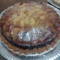 El cooksnap de Ana Loyola cuando hizo Tarta de manzana invertida 😋🍎.