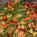 Cooksnap dari ivah yulipoth untuk resep Tumis buncis, jagung, wortel (rainbow vegetable)