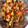 El cooksnap de MaryGlory cuando hizo Fajitas de pollo y pimiento, picantes.