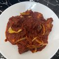 Cooksnap nursyafiqah mohamad razib semasa beliau membuat Ayam Masak Merah.