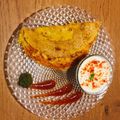 Drashti geriya's cooksnap of when they made Bread pudla.