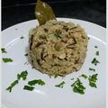 El cooksnap de Becky cuando hizo Risotto de setas.