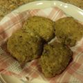 Samantha's cooksnap of when they made Salmon Cakes.