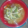 El cooksnap de Natalia Graniel Piña cuando hizo Caldo tlalpeño de pollo.
