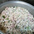 El cooksnap de Kriss 😘💋 cuando hizo Espaguetti blanco.