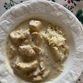 El cooksnap de Cesar Rodriguez cuando hizo Pollo con salsa Strogonoff.