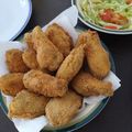 El cooksnap de Flor Aybar cuando hizo Alitas de pollo rebozada y fritas.