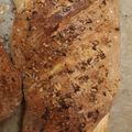 Skrach Zsófia Cooksnap-ja, amikor elkészítette a(z) Olajbogyós, kovászos gyökérkenyér receptet.