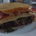 El cooksnap de Fer en la Cocina cuando hizo Lasaña de espinacas relleno de pollo y espinaca.