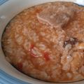 El cooksnap de Marian Gonzalez cuando hizo Asopao Dominicano de Pollo y Cerdo.
