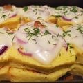 Sesztákné Lázár Irén Cooksnap-ja, amikor elkészítette a(z) Duplán sajtos rakott bundás kenyér (sütőben sütve.) receptet.