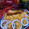 Farwa Ali's cooksnap of when they made Hyderabadi Murgh Dum Biryani.