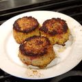 Jeff Lynch's cooksnap of when they made Mike's EZ Crab Cakes.